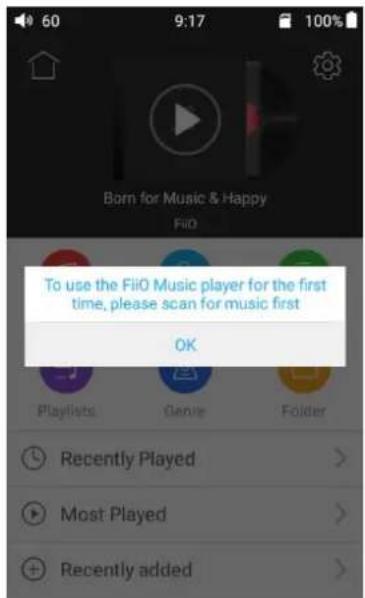 FiiO M6 - APP homepage - 4