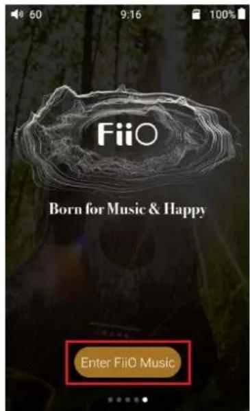 FiiO M6 - APP homepage - 3