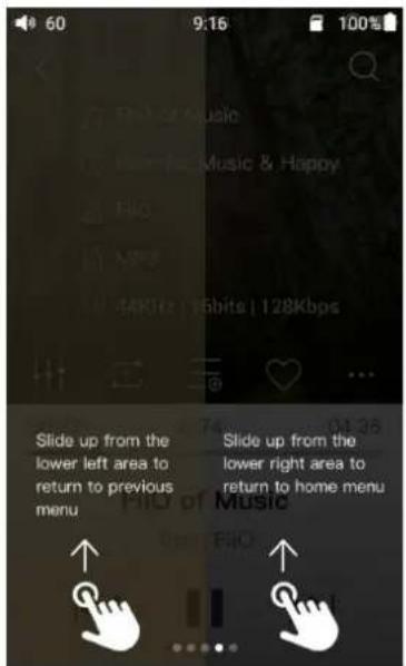FiiO M6 - APP homepage - 2