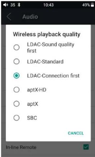 FiiO M6 - Wireless playback quality - 1