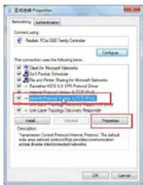 网络连接 Properties Networking Authentication Connect using Realtek PCIe Q&E Family Controller Configure This connection uses the following items: □ Open for Microsoft Networks □ Grid Packlet Scheduler □ File and Poster Sharing for Microsoft Networks □ Renewable NDIS E-X EPI Protocol Drive □ Network-Based Software & Digital Audio □ Active Protocol to Work To Work □ Link-Layer Topology Discovery Responder Install Install Properties Description Transmission Control Protocol/Internet Protocol: The default aside area network protocol that provides communication across drive interconnected networks. OK Cancel