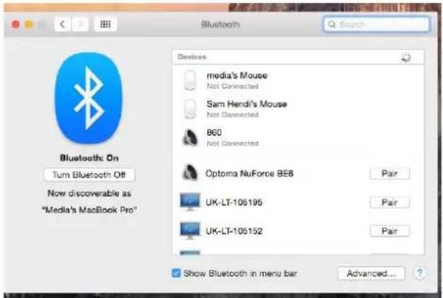 NuForce BE Sport3 - Pairing with a Mac - 3