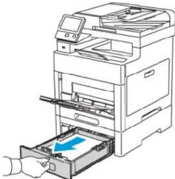 XEROX WorkCentre 6515 - Clearing Paper Jams from the Tray 2 Area - 1