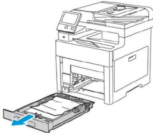 XEROX WorkCentre 6515 - CClleeaarriinngg PPaappeerr JJaammss ffrroomm tthhee TTrraay 11 AArreeo - 3