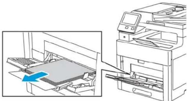 XEROX WorkCentre 6515 - Loading Labels in the Bypass Tray - 1