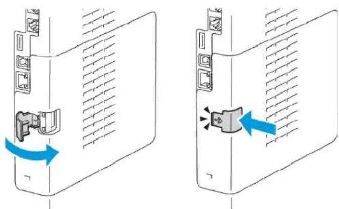 XEROX WorkCentre 6515 - RReemmoovviinngg tthhee WWiirreelleessss NNeettwwoorkk AAddaaptteerr - 8