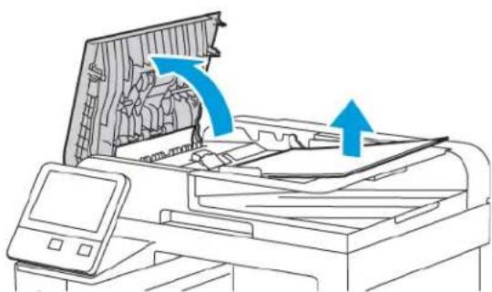 XEROX WorkCentre 6515 - Clearing Paper Jams from the Duplex Automatic Document Feeder - 1