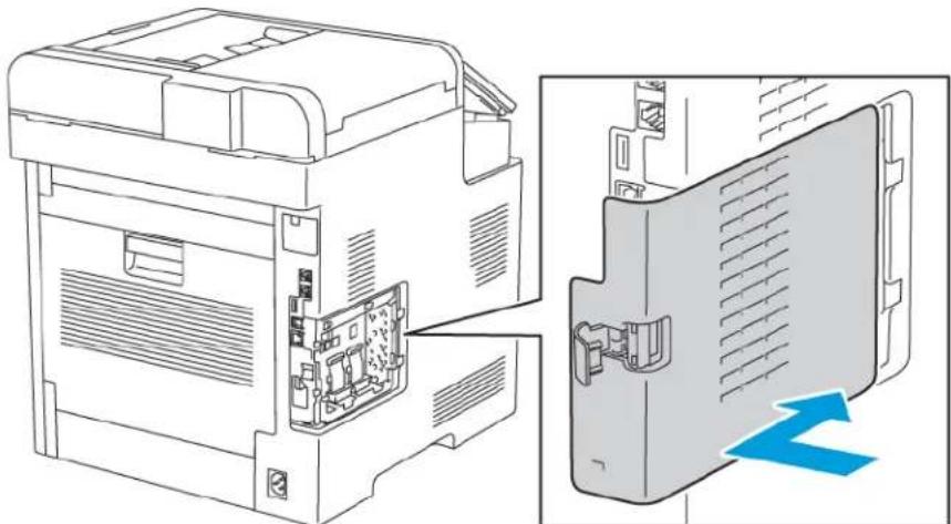 XEROX WorkCentre 6515 - RReemmoovviinngg tthhee WWiirreelleessss NNeettwwoorkk AAddaaptteerr - 7