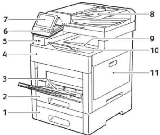 XEROX WorkCentre 6515 - FFrroonntt VViieeww - 1