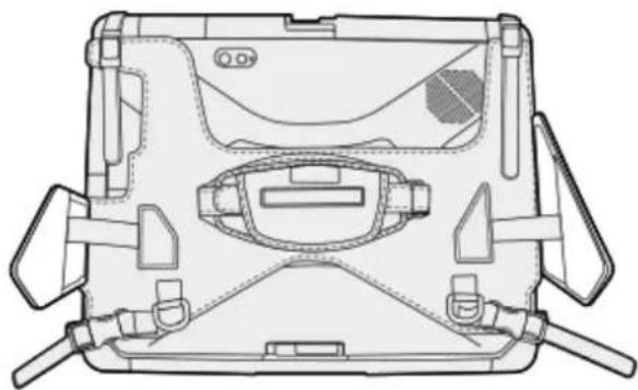 PANASONIC Toughbook CF-33 - Attaching the shoulder strap to the Rotate Hand Strap - 2