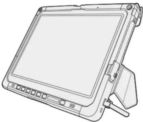 PANASONIC Toughbook CF-33 - Attaching the shoulder strap to the Rotate Hand Strap - 3