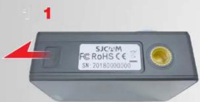 SJCAM SJ8 Pro - INSERTING A MICRO SD CARD INTO THE CAMERA - 1