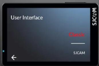 SJCAM SJ8 Pro - Current Menu Options - 1