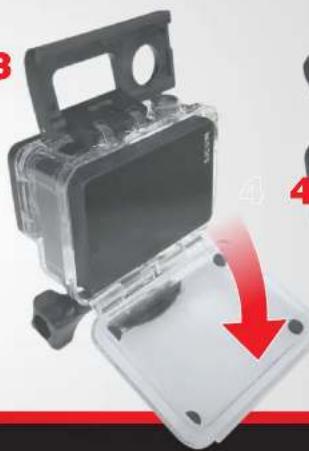 SJCAM SJ8 Pro - REMOVING THE CAMERA FROM THE WATERPROOF HOUSING - 4