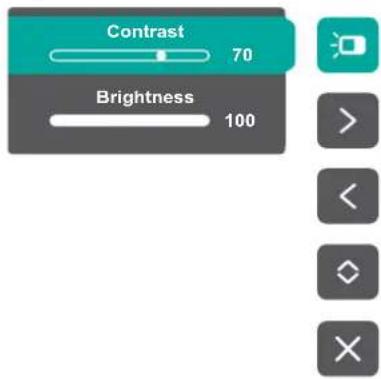 VIEWSONIC VP2458 - Contrast/Brightness (Kontrast/jas) - 1