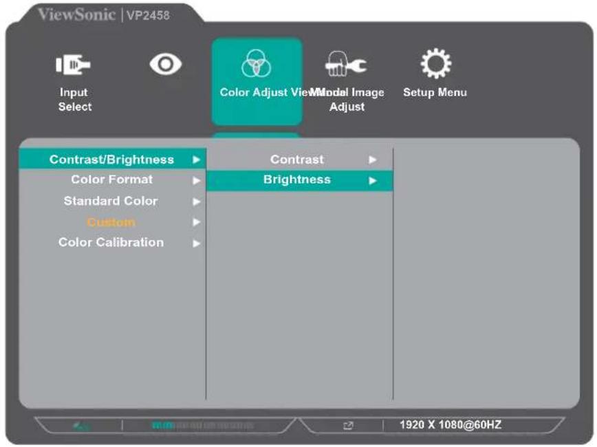 VIEWSONIC VP2458 - Obecné postupy - 3