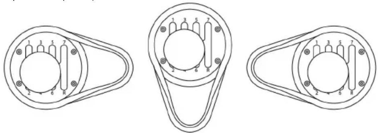 1 3 5 7 2 4 6 R 1 3 5 7 2 6 R 1 3 5 7 2 4 6 H