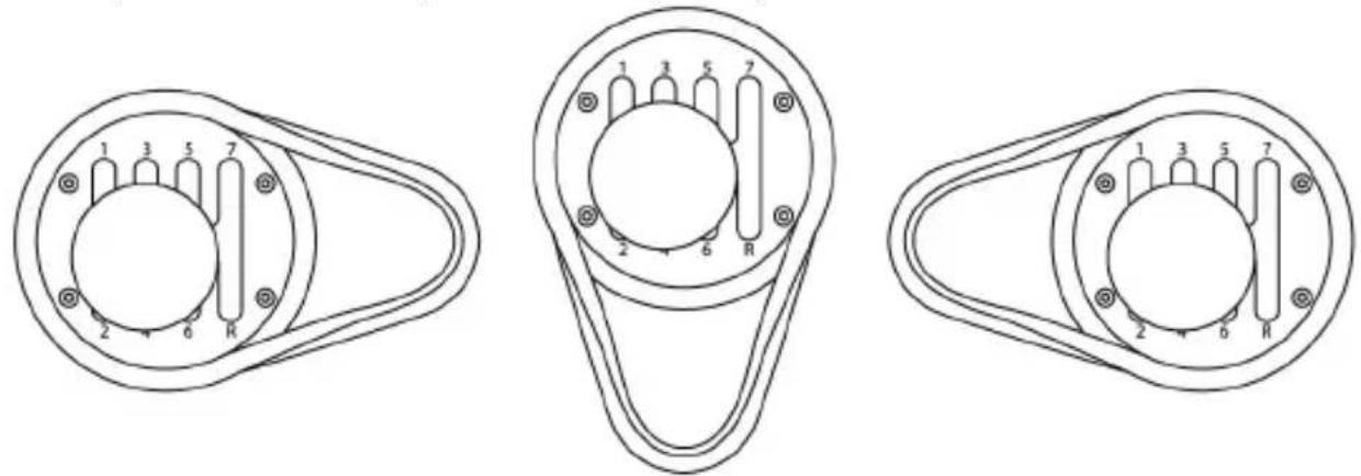 THRUSTMASTER TH8A Add-On Shifter - POSICIONAR E RODAR A CHAPA DA ALAVANCA DE VELOCIDADES (PODE SER AJUSTADA SOBRE 360°) - 3