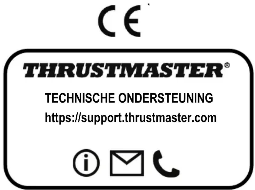 CE* THRUSTMASTER® TECHNISCHE ONDERSTEUNING https://support.thrustmaster.com © 📧
