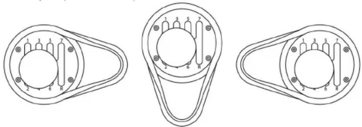 1 3 5 7 2 4 6 R 1 3 5 7 2 6 R 1 3 5 7 2 4 6 H