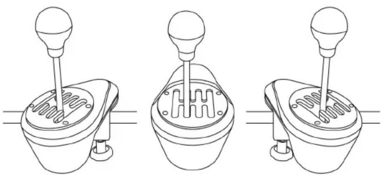 THRUSTMASTER TH8A Add-On Shifter - 테이블 또는 책상에 시프터 장착하기 - 3