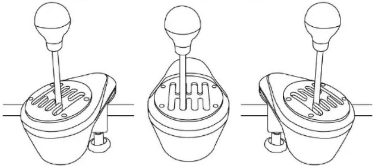 THRUSTMASTER TH8A Add-On Shifter - Het klemsysteem plaatsen en draaien (kan tot 360° worden verdraaid) - 2