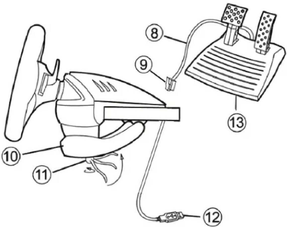 Diagram of a medical device with numbered parts, likely for surgical or diagnostic purposes.