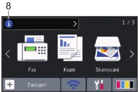 8 i 1 / 3 Fax Kopir Skenovani + Zastupci