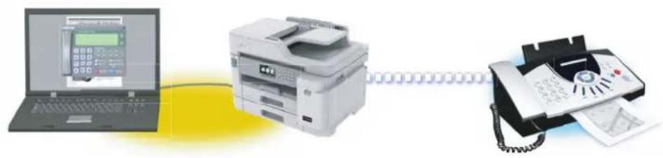 BROTHER MFC-J5945DW - Přehled PC-FAX (Windows) - 1