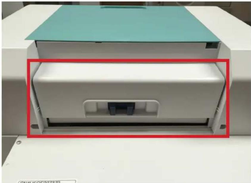 FUJIFILM Smartlab Frontier-S DX100 - Cleaning ink from upper paper guide rollers - 1