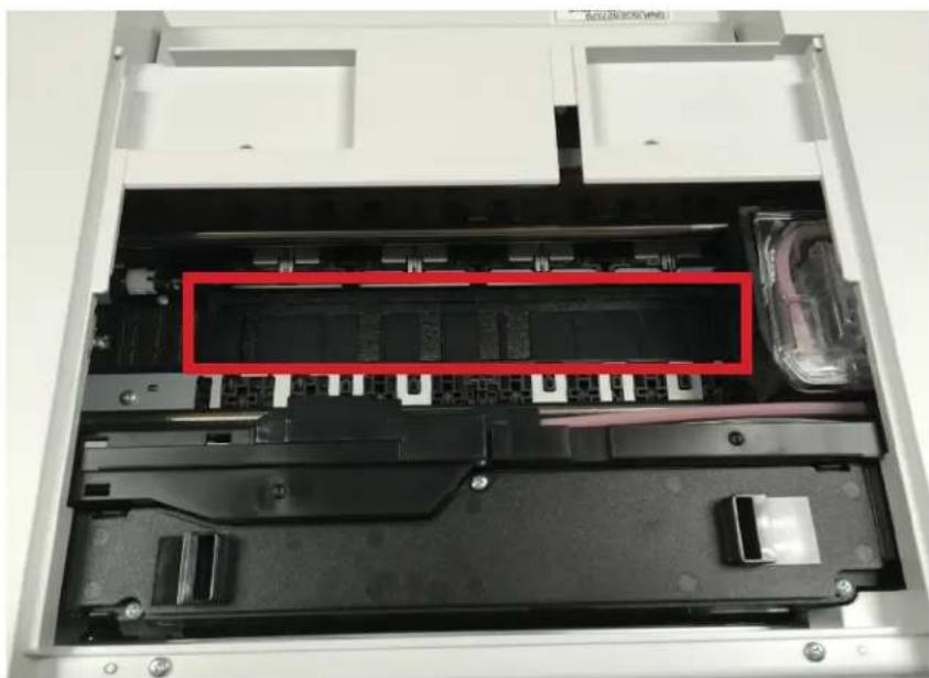 FUJIFILM Smartlab Frontier-S DX100 - Cleaning ink/paper dust from Upper Platen - 2
