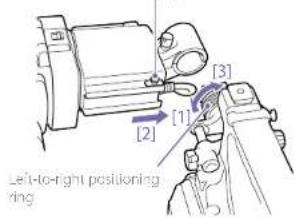 SONY PXW-X400 - Attaching the Supplied Viewfinder - 1