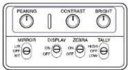SONY PXW-X400 - Adjusting the Screen - 1