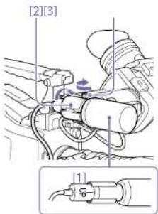SONY PXW-X400 - Connecting a Microphone to the MIC IN Connector - 2