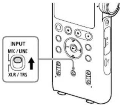 INPUT MIC / LINE XLR / TRS