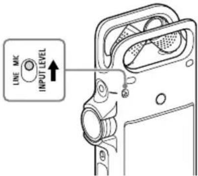 LINE MIC INPUT LEVEL