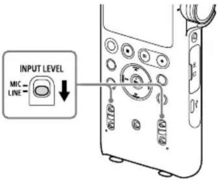 INPUT LEVEL MIC LINE