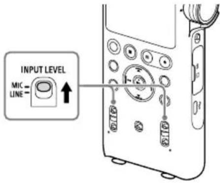 INPUT LEVEL MIC LINE