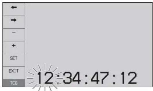 ← → - + SET EXIT TCG 12:34:47:12