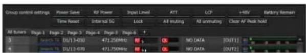 SONY DWR-R02D - [Group control] tab - 2