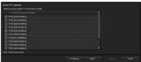 SONY DWR-R02D - Selecting the channel plan - 3