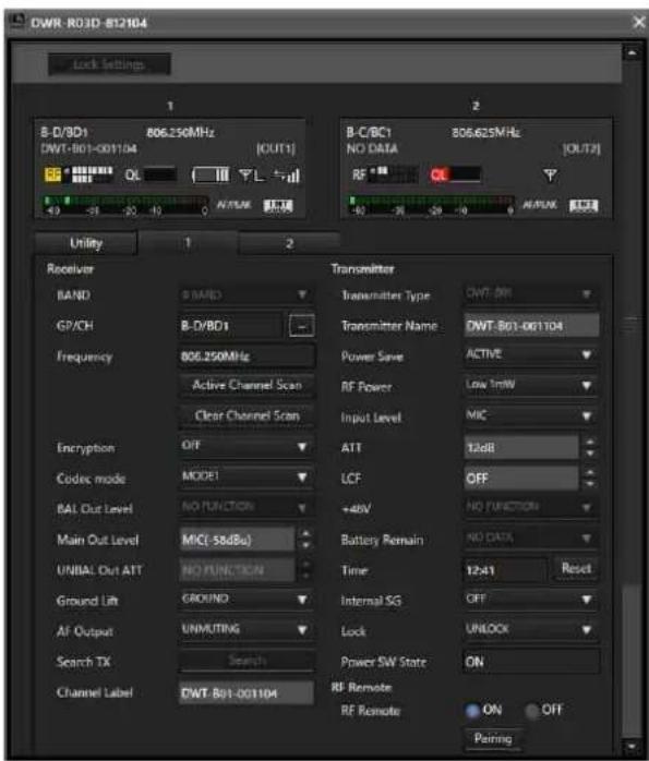 SONY DWR-R02D - Configure the settings in the [Property] window. - 1