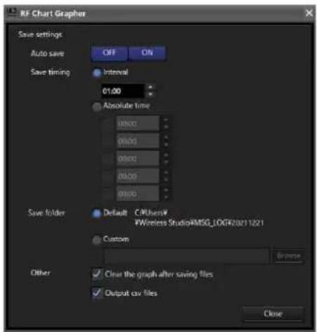 SONY DWR-R02D - [Save settings] screen - 1
