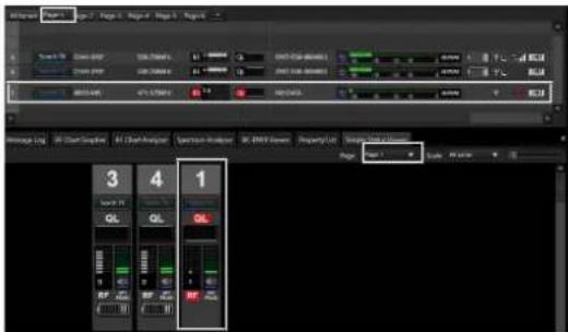 SONY DWR-R02D - Example 2: Changing the position of receiver channels with [Diversity] setting of 4-ANTENNA to two empty channel areas - 2