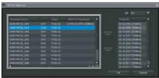 SONY DWR-R02D - Changing settings for multiple receiver channels as a group - 4