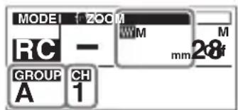 MODEL ZOOM RC - WM M mm 28f GROUP CH A 1