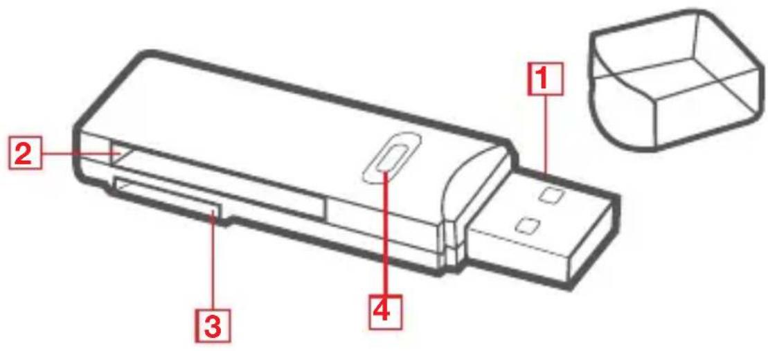 IOGEAR GFR305SD - Vue d'ensemble - 1