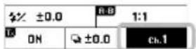 SIGMA EF-630 - AJUSTES DEL CANAL - 1