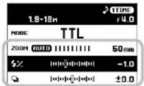 1.9-18h TTL 200M AUTO 50mm ±0 +0 -1.0 ±0.0