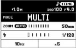 SIGMA EF-630 - РЕЖИМ ВСПЫШКИ MULTY (МНОГОКРАТНЫЙ) - 1